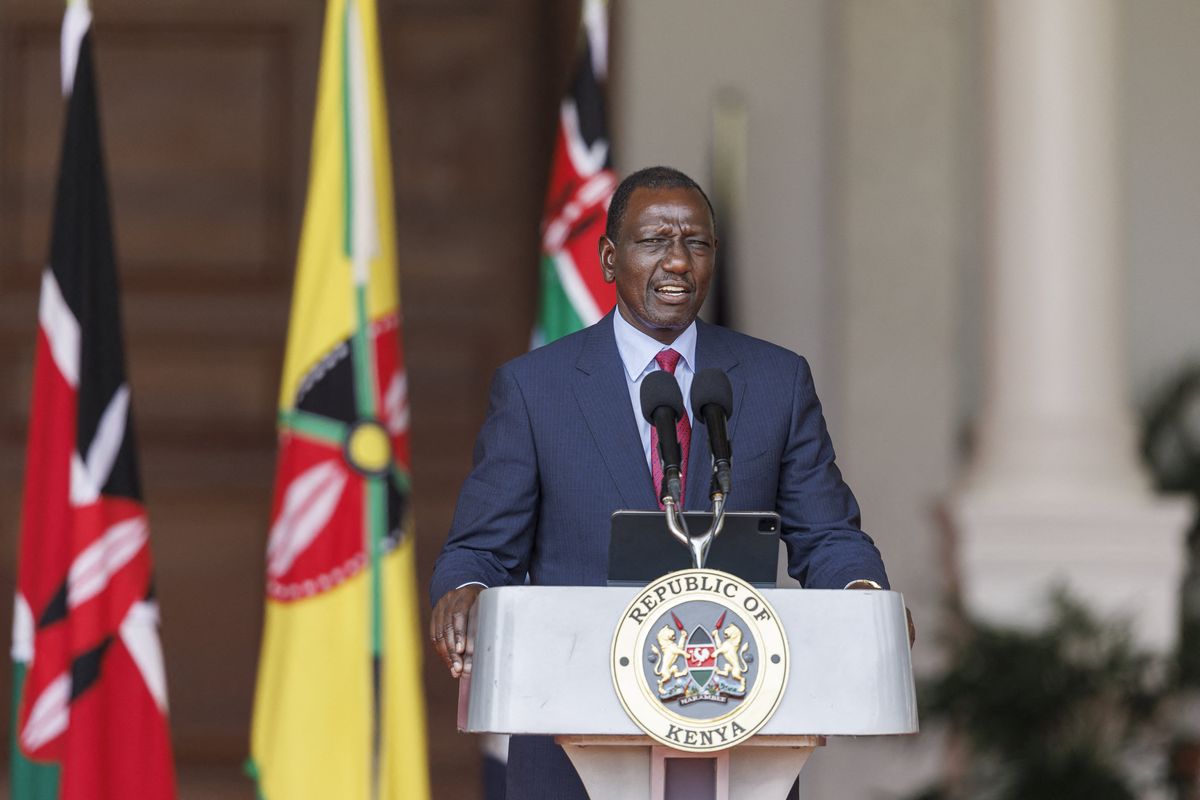 A photo of Kenya's President William Ruto.