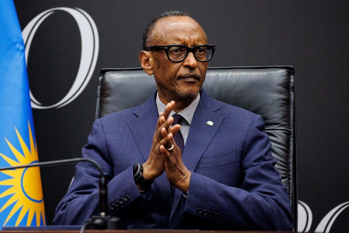 A photo of Rwanda’s President Paul Kagame.