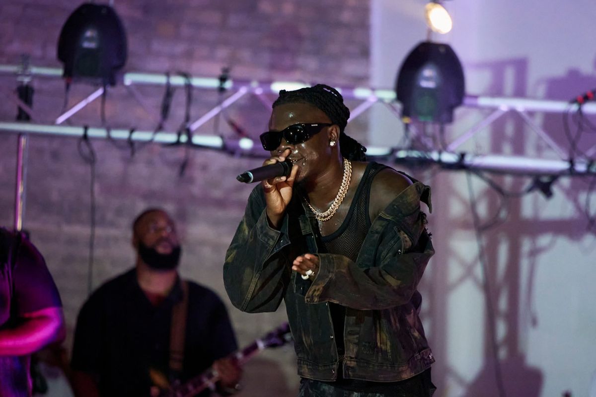 Stonebwoy performs at The Parkdale Hall on August 25, 2023 in Toronto, Ontario.