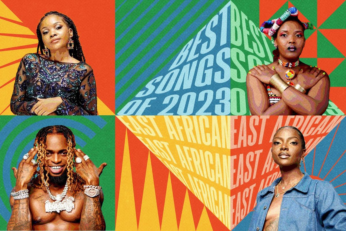 Top Left: ZUCHU. Top Right: SOFIYA NZAU. Bottom Left: DIAMOND PLATNUMZ. Bottom Right: XENIA MANASSEH.