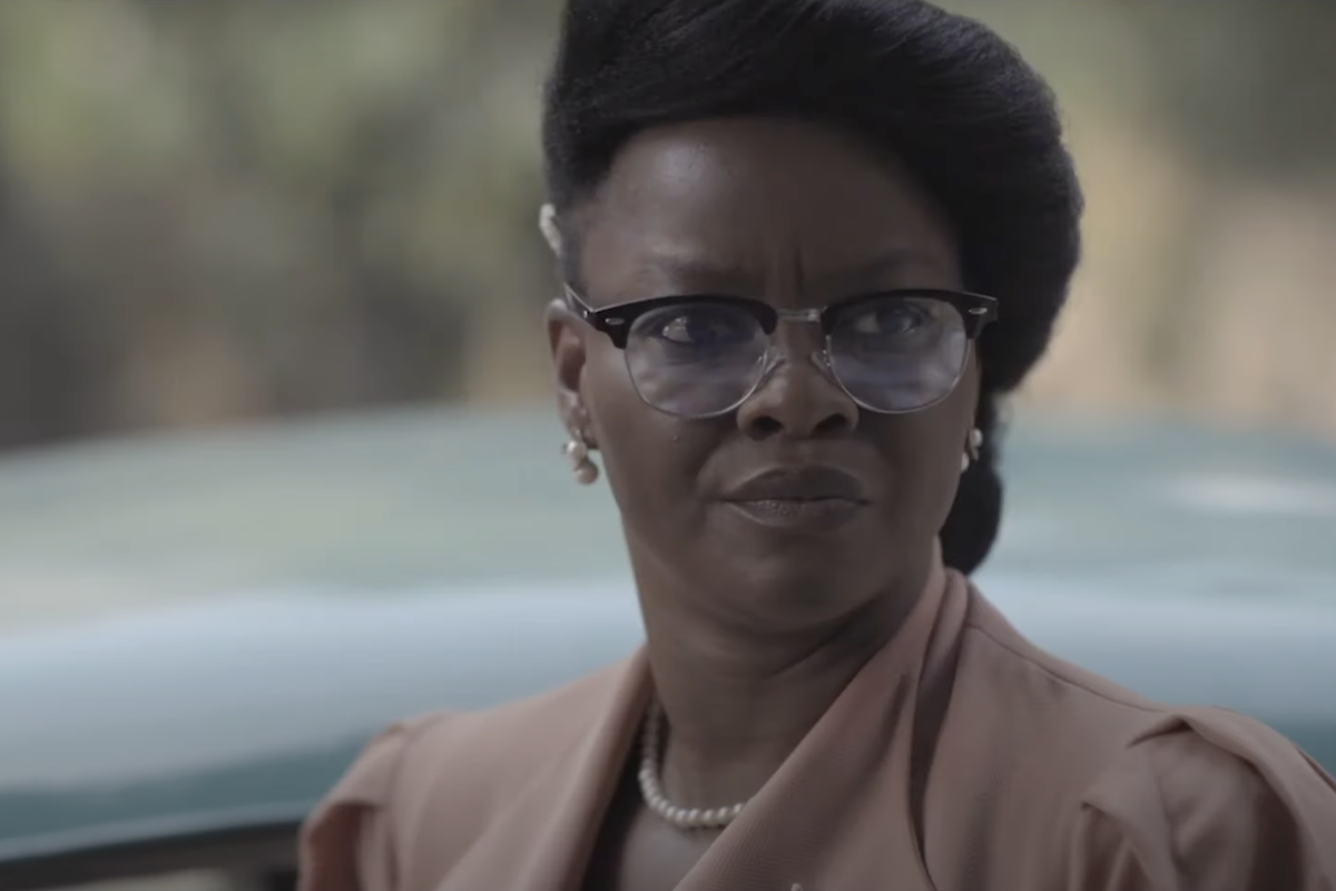 A still from the biopic, ‘Funmilayo Ransome-Kuti,’ showing lead actress Kehinde Bankole.