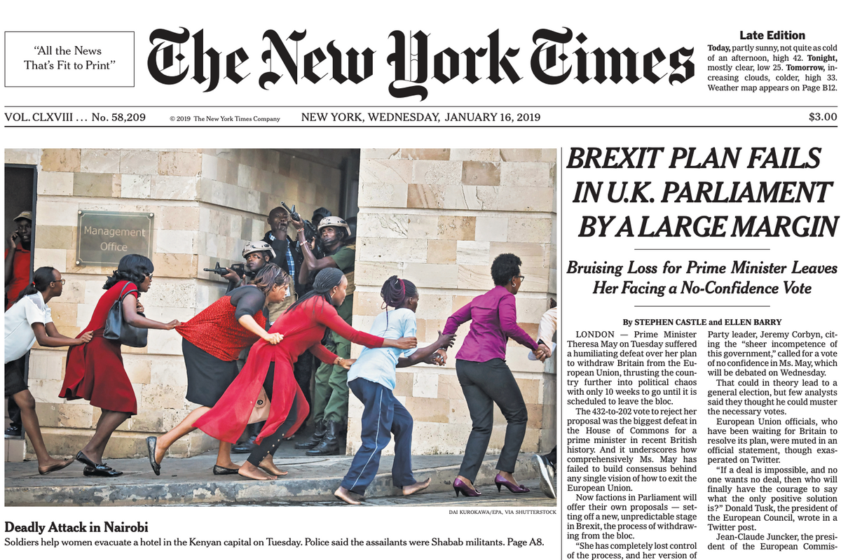 Kenyans Are Furious at the New York Times for Posting Photos of Terrorist Victims