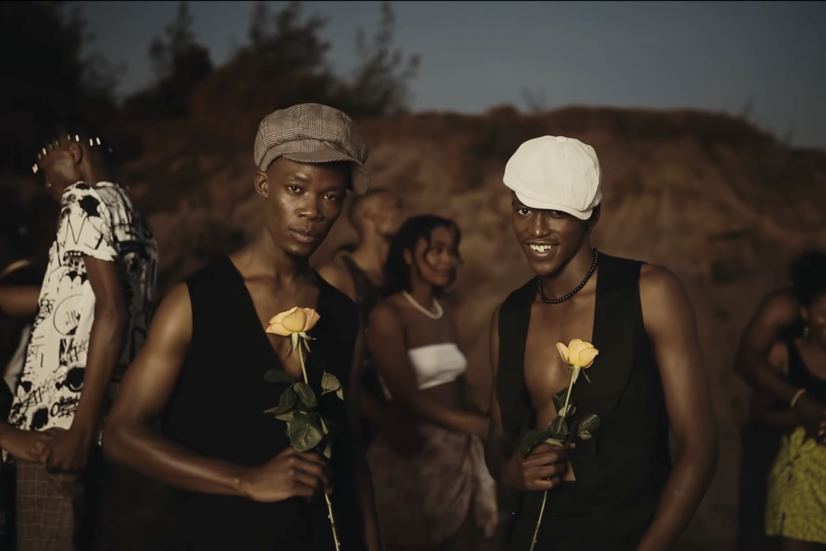 Screengrab from Omali Themba’s “Mahlo a Batho.”