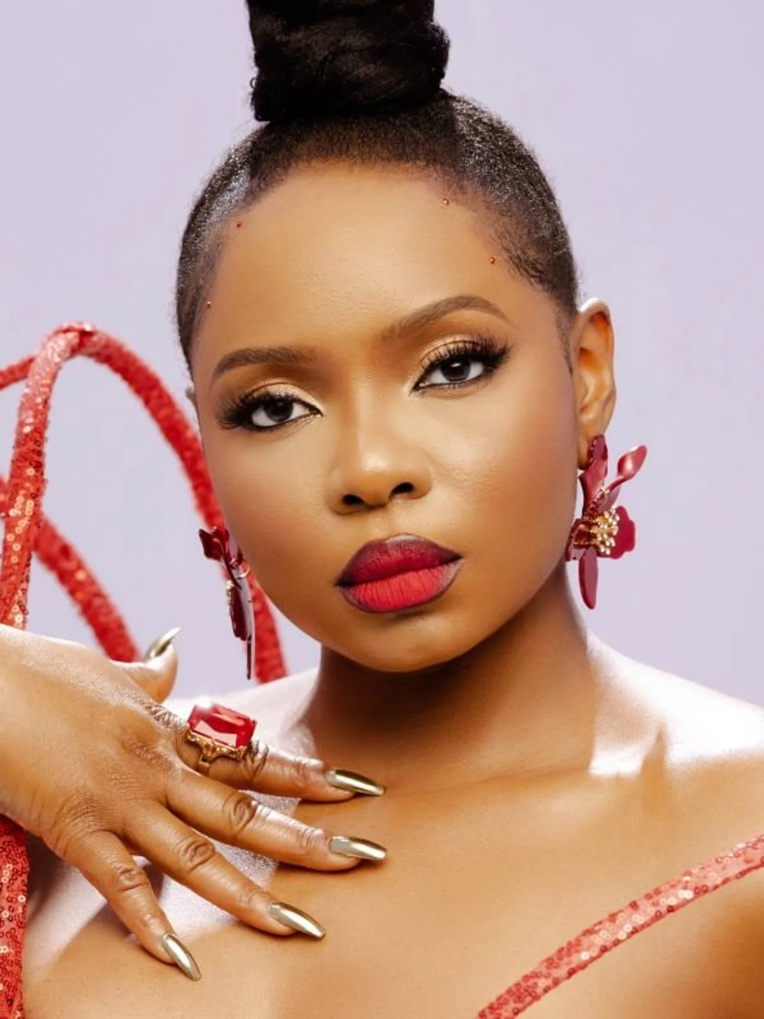 Yemi Alade poses for a photo. 